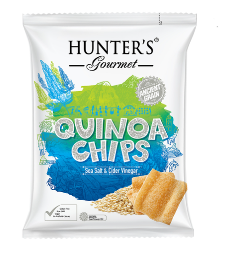 Hunters Quinoa Chips Salt Vinegar 75g