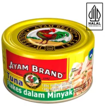 Ayam Brand Tuna flakes in oil 150g