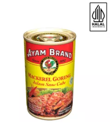 Ayam Brand Mackerel Fried 155g