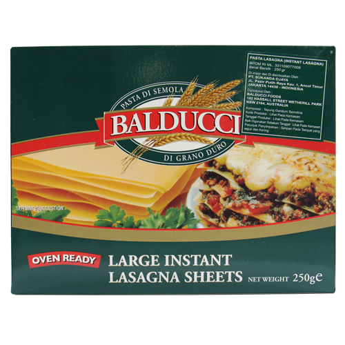Balducci Pasta Lasagna Instan 250g