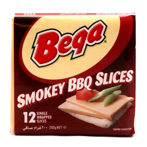 Bega Cheese Slice Smoke BBQ 200g