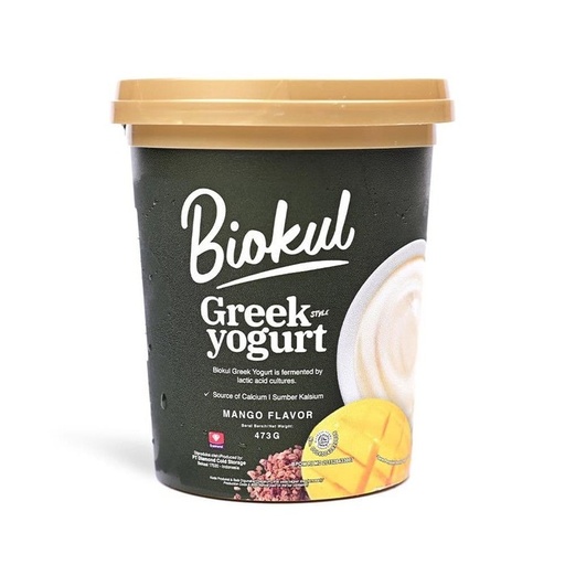 Biokul Yogurt greek manggo 473g
