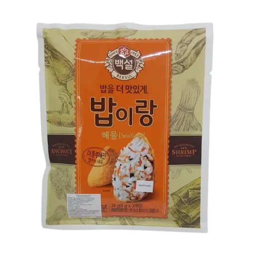CJ beksul rice seasoning mix seafood 24g