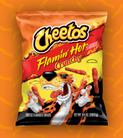 Cheetos USA Flamin Hot crunchy 226g