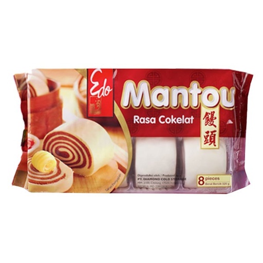 Edo mantou coklat 320g