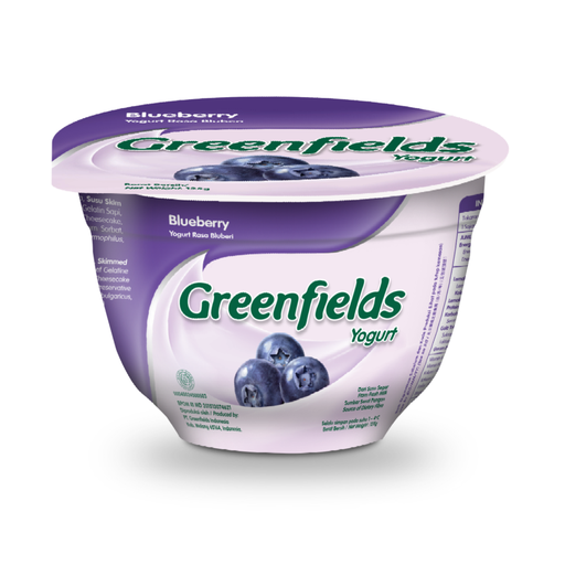 Greenfields Yogurt stir blueberry 125g