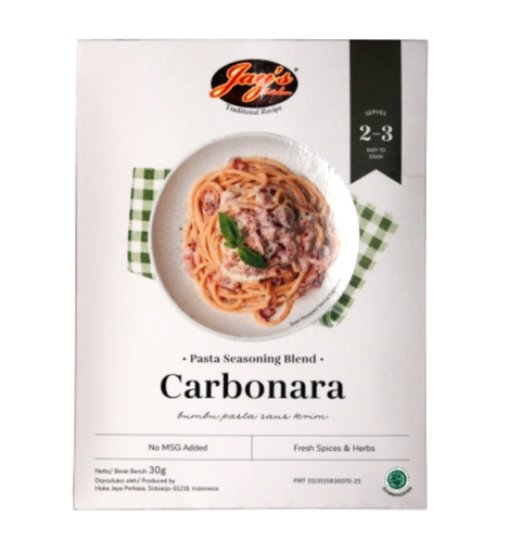 Jays Pasta Seasoning Carbonara 30g