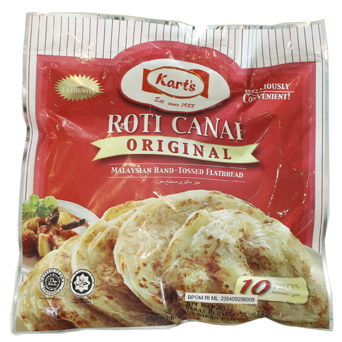 Karts roti canai Original 10s 480g