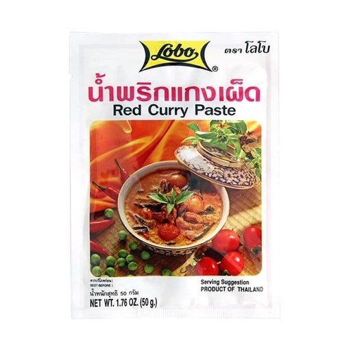 Lobo Red Curry Paste 50g