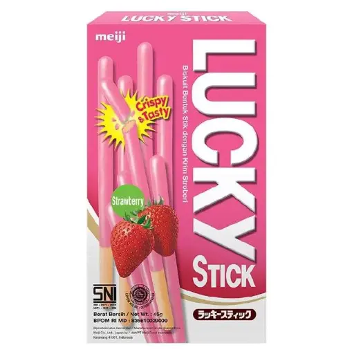 Lucky Stick Strawberry 45g