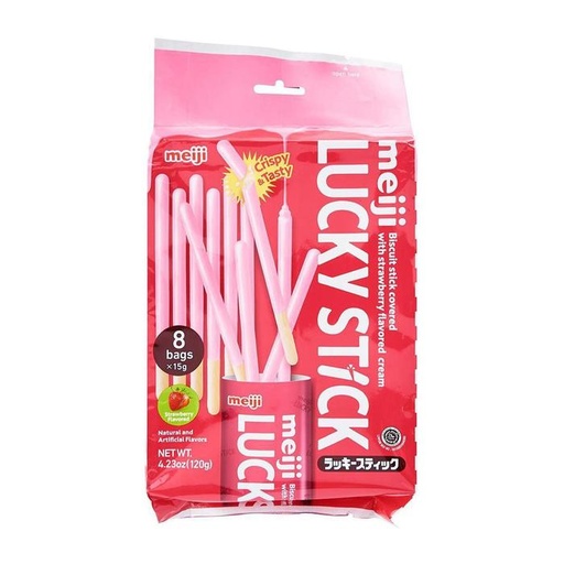 Lucky Stick fampack Strawberry 120g
