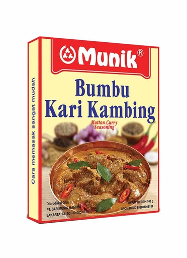 Munik Bumbu Kari Kambing 100g