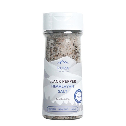 Pura Himalayan Salt with Black Papper 125g