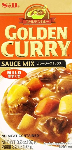SNB Golden Curry Sauce Mix mild 92g