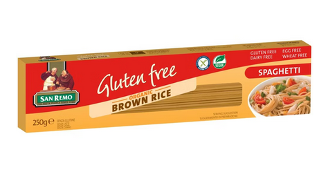 San Remo Brown Rice Spaghetti 250g