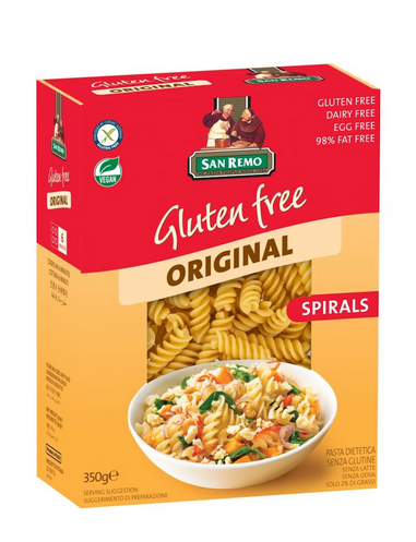 San Remo Gluten Free Spirals 350g