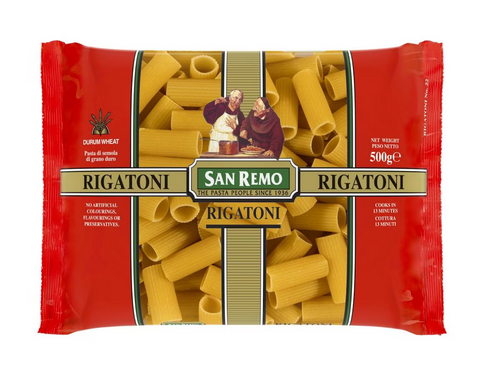 San Remo Pasta Rigatoni 22# 500g 