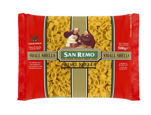 San Remo Pasta Small Shells 28# 500g