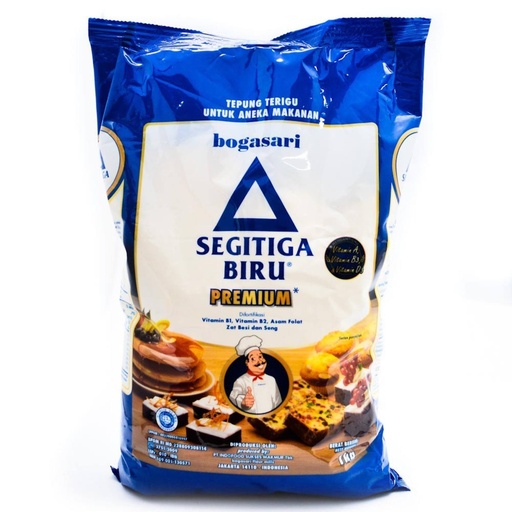 Tepung segitiga biru prem 1kg